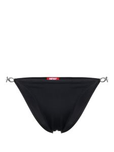 Diesel bas de bikini Bfpn-Irina à plaque logo - Noir