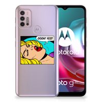 Motorola Moto G30 | G10 Silicone Back Cover Popart Oh Yes - thumbnail