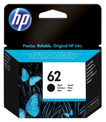 Inktcartridge HP C2P04AE 62 zwart Inktcartridge HP C2P04AE 62 zwart
