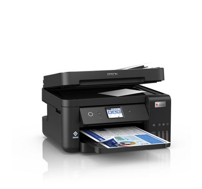 Epson EcoTank ET-4850 Multifunctionele printer Inkjet Kleur A4 Printen, scannen, kopiëren, faxen ADF, Duplex, LAN, USB, WiFi, Inktbijvulsysteem