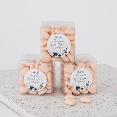 Bedankdoosje bruiloft Elegance Breeze rond Bedankdoosje bruiloft Elegance Breeze rond