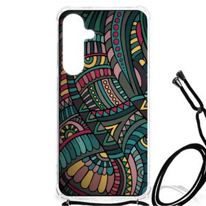 Samsung Galaxy S24 Plus Doorzichtige Silicone Hoesje Aztec