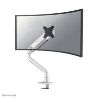 Neomounts DS70S-950WH1 Monitor-tafelbeugel 1-voudig 43,2 cm (17) - 124,5 cm (49) Wit Kantelbaar, Roteerbaar, Zwenkbaar, In hoogte verstelbaar