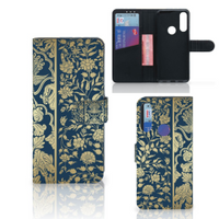 Alcatel 1S 2020 Hoesje Beige Flowers