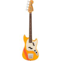 Fender Vintera II 70s Mustang Bass RW Competition Orange elektrische basgitaar met gigbag - thumbnail