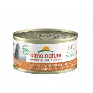 Almo Nature HFC Natural kip met kaas natvoer kat (70 g) 6 x 70 g