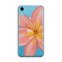 Pink Ellila Flower: iPhone XR Transparant Hoesje - thumbnail