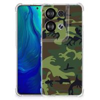 OPPO Reno8 Doorzichtige Silicone Hoesje Army Dark - thumbnail