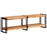 Tv-meubel 140x30x40 cm massief acaciahout