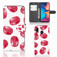 Samsung Galaxy A30 Book Cover Pink Macarons