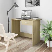 Bureau 100x50x76 cm spaanplaat sonoma eikenkleurig