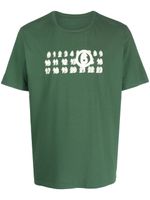 MM6 Maison Margiela t-shirt en coton à logo imprimé - Vert - thumbnail