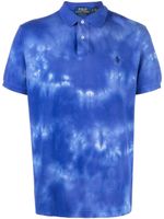 Polo Ralph Lauren polo en coton à imprimé tie dye - Bleu