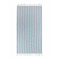 Protest gestreept strandlaken Danii blauw (90x180 cm)