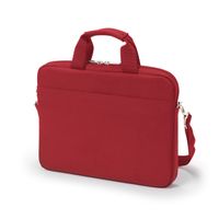 Dicota Eco Slim Case BASE notebooktas 35,8 cm (14.1") Aktetas Rood - thumbnail