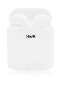 Denver TWE-36MK3 hoofdtelefoon/headset Draadloos In-ear Oproepen/muziek Bluetooth Wit