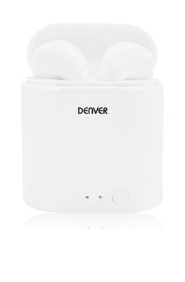 Denver TWE-36MK3 hoofdtelefoon/headset Draadloos In-ear Oproepen/muziek Bluetooth Wit
