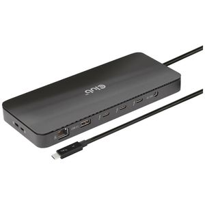 club3D CSV-1581 USB-C (USB 3.2 Gen 2) multiport hub Zwart