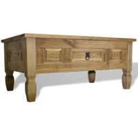 Salontafel Mexicaans grenenhout Corona-stijl 100x60x45 cm - thumbnail