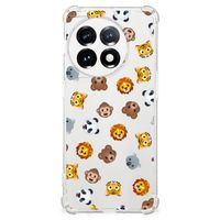 Doorzichtige Silicone Hoesje voor OnePlus 11 Dieren Emojis - thumbnail