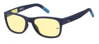 Tommy Hilfiger zonnebril 0025/S unisex cat.3 nylon blauw/geel