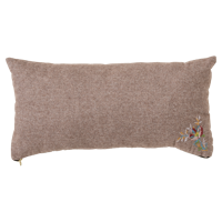 Bloomingville Kussen Bruin Wol