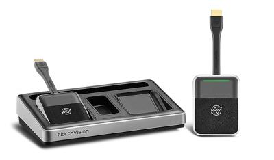 NorthVision VisionShare A20 Draadloze presenter Wi-Fi Zwart, Zilver