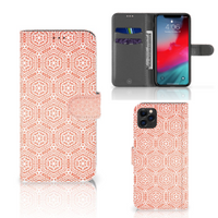 Apple iPhone 11 Pro Max Telefoon Hoesje Pattern Orange - thumbnail