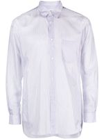 Comme Des Garçons Shirt chemise boutonnée à rayures - Blanc - thumbnail