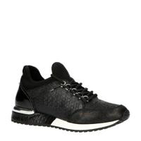 La Strada 1900356 sneakers crocoprint zwart