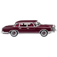 Wiking 015604 H0 Auto Mercedes Benz 600, wijnrood - thumbnail