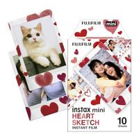 instax Fujifilm mini film Heart Sketch (1X10)