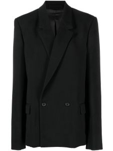 WARDROBE.NYC x Hailey Bieber blazer à boutonnière croisée - Noir