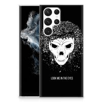 Silicone Back Case Samsung Galaxy S22 Ultra Skull Hair