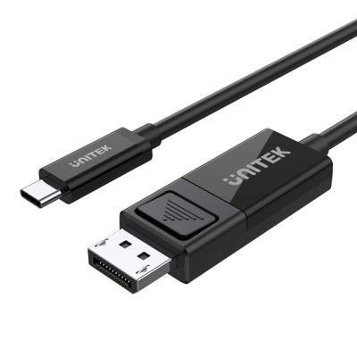 UNITEK V1146A tussenstuk voor kabels USB-C DisplayPort Zwart