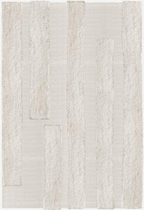 Layered - Vloerkleed Punja Bricks Wool Rug Bone White -