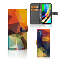 Motorola Moto G9 Plus Book Case Polygon Color