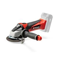 Einhell Accu Haakse Slijper TE-AG 18/115 Li-Solo Power X-Change (Li-Ion, 18 V, 8500 Rpm, Ø115 Mm, Herstarten, Overbelasting & Schijfbeveiliging, Zonder Accu En Lader) Zwart/rood