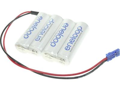 Panasonic eneloop Reihe F1x4 Graupner Accupack Aantal cellen: 4 Batterijgrootte: AA (penlite) Kabel, Stekker NiMH 4.8 V 1900 mAh