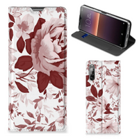 Bookcase Sony Xperia L4 Watercolor Flowers - thumbnail