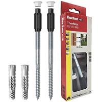 Fischer Thermax 10/120 M8 Kit 2 stuks pluggen voor bevestiging op isolatiemantel Max 120 mm, middelgrote lasten, grijs, 567085