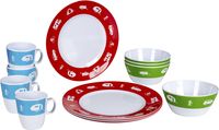 Bo-Camp Happy Camp melamine serviesset - 12-delig - thumbnail