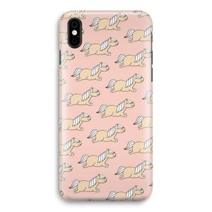 Ponys: iPhone X Volledig Geprint Hoesje