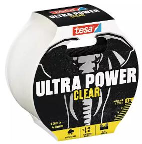 TESA Ultra Power Geschikt voor gebruik binnen Geschikt voor buitengebruik 10 m Polypropyleen (PP) Transparant