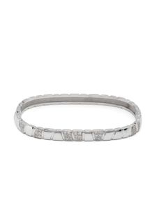 Loyal.e Paris bracelet jonc Ride & Love en or blanc 18ct pavé de diamants - Argent