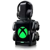 numskull Officiële Xbox led-gaming-kast, controller-houder en headset-standaard voor PS4/PS5 & Xbox Series X|S - Meerdere LED-verlichtingsinstellingen - Officiële Xbox-merchandise