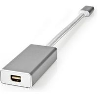 USB-Adapter | USB 3.2 Gen 1 | USB-C© Male | Mini DisplayPort | 5 Gbps | 0.20 m | Rond | Verguld |