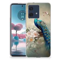 TPU Hoesje voor Motorola Edge 40 Neo Vintage Pauwen