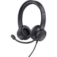 Trust Ayda Headset Bedraad Hoofdband Oproepen/muziek Zwart