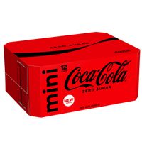 Frisdrank Coca Cola zero blik 150ml - thumbnail